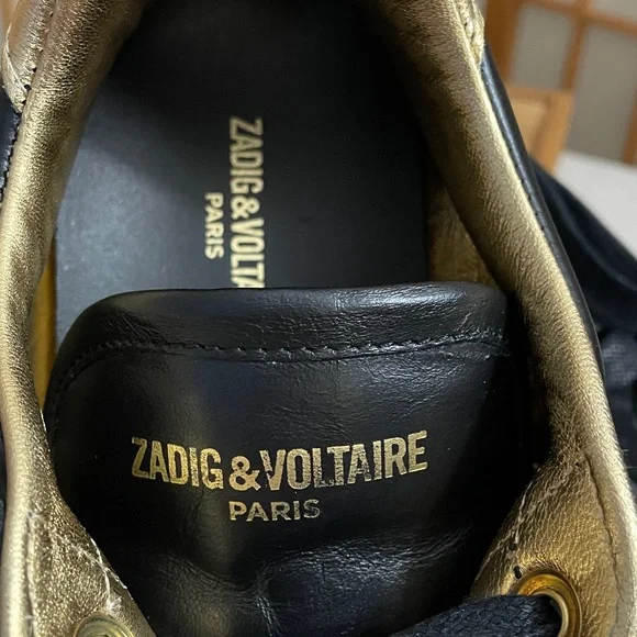 Zadig & Voltaire ZV1747 Studded Sneakers US 7 / EU 38 - Picture 13 of 17